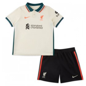 Jalkapallo Pelipaidat Liverpool Lasten Vieraspaita 2021-2022 Lyhythihainen